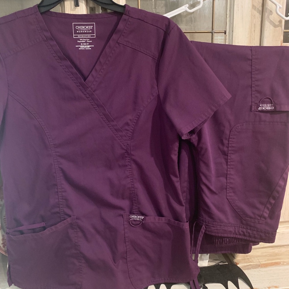 Cherokee Eggplant Scrub sets